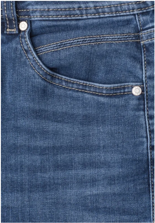 Karlie Barrel High Waist - Medium Blue Washed
