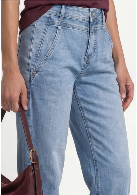 Karlie Barrel High Waist - Light Blue