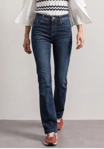 Blaire Bootcut High Waist - Dark Blue Washed