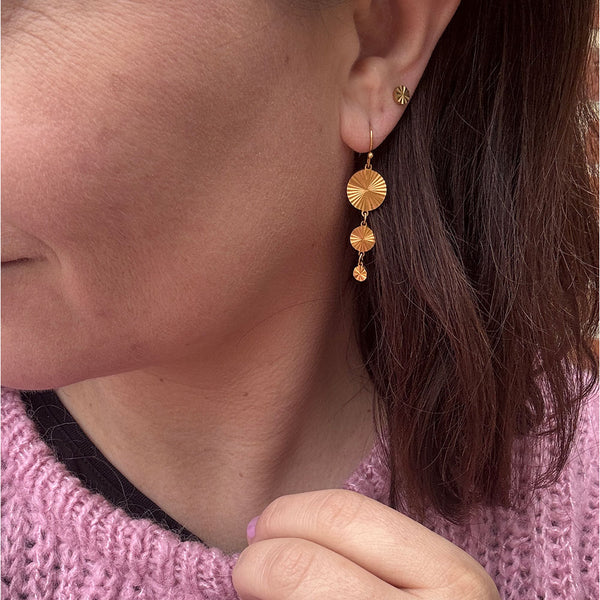Sunny Örhänge - Guldpläterad