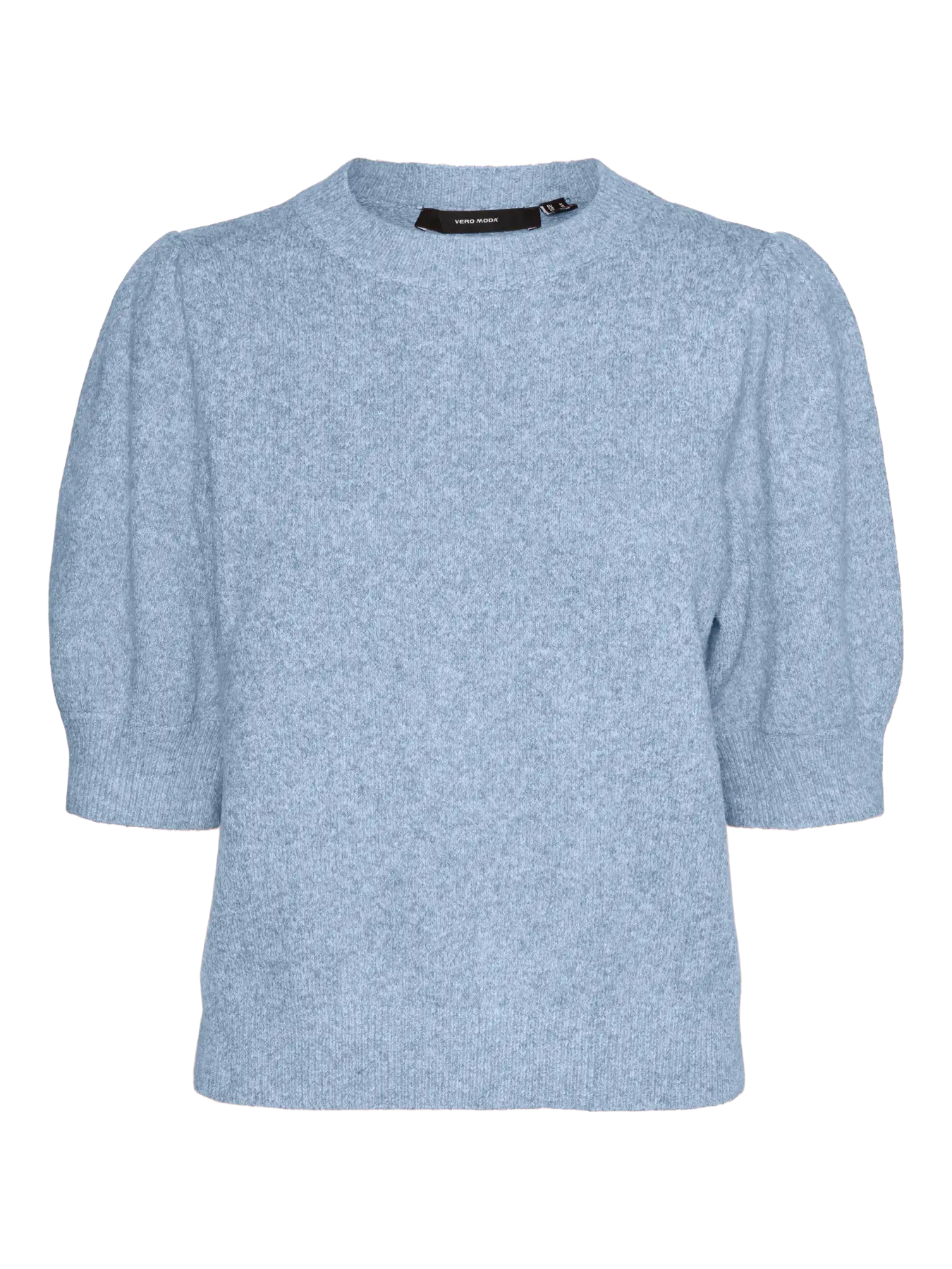 DOFFY O-HALS TRÖJA - Cashmere Blue MELANGE