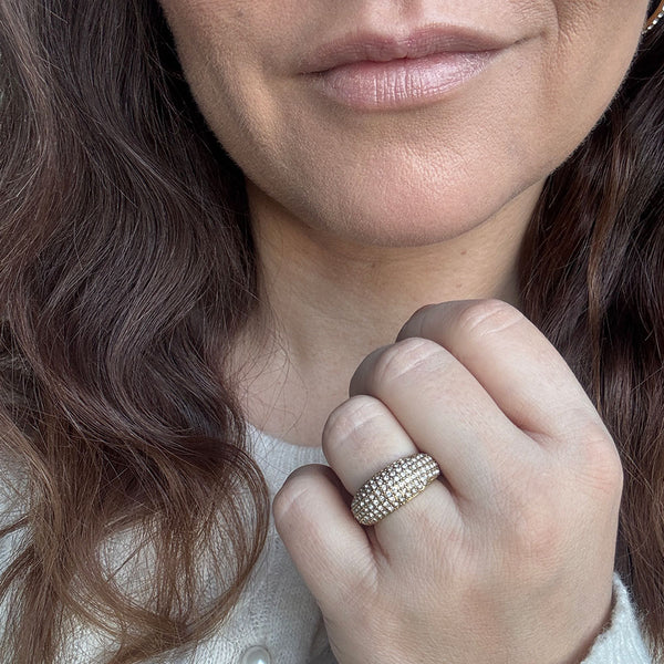 Ziko Ring - 18 karats guldpläterad