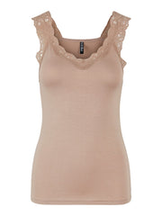 Barbera spets Topp - Taupe