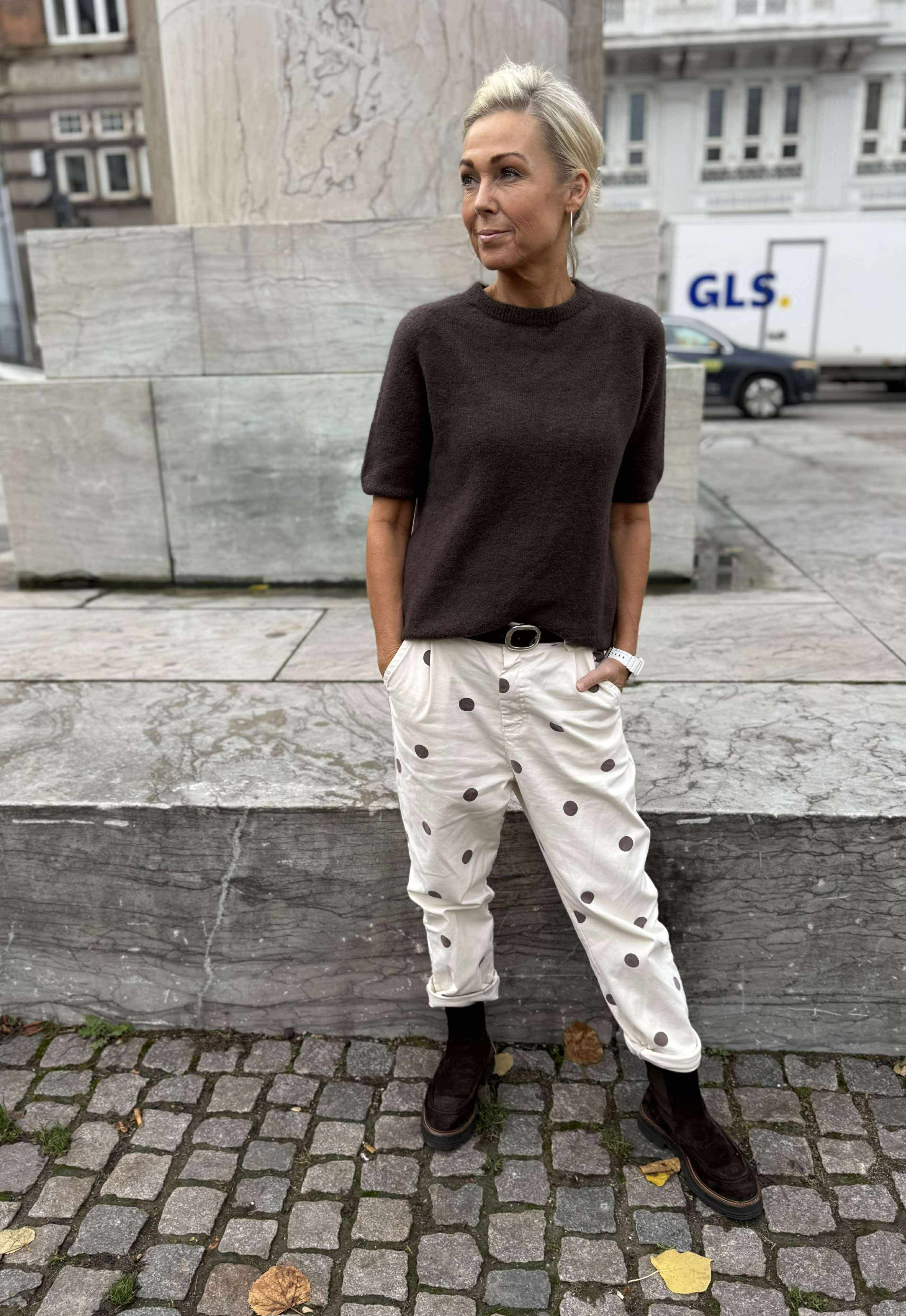 Dot Pants - Off White Dot