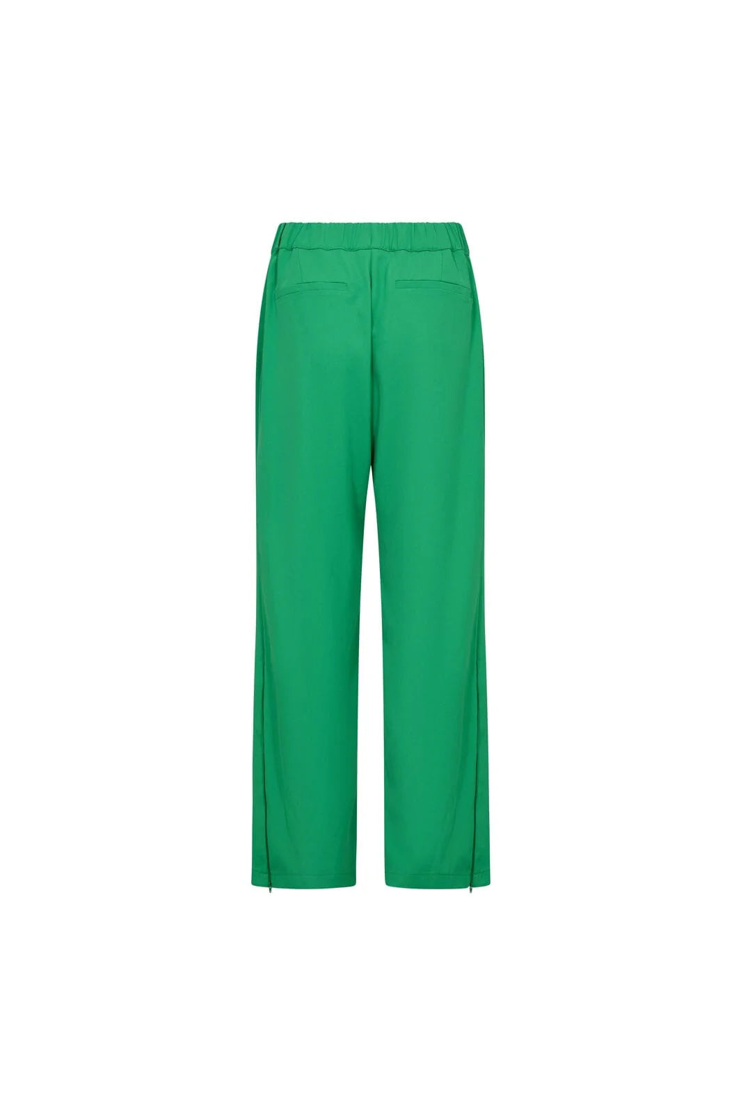 AminaCC zip Panel Pant - Grön