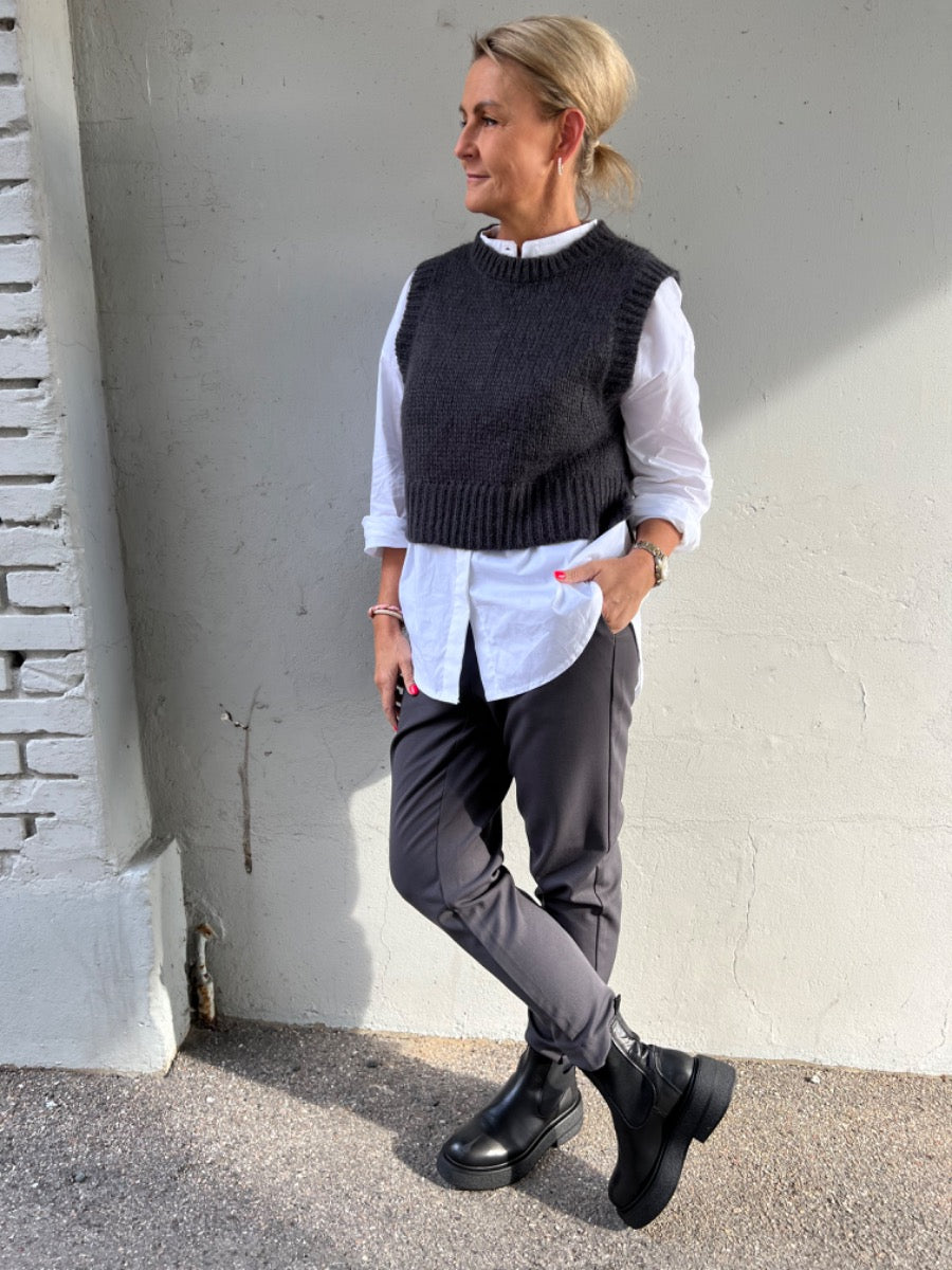 Lisa slim pant - Magnet