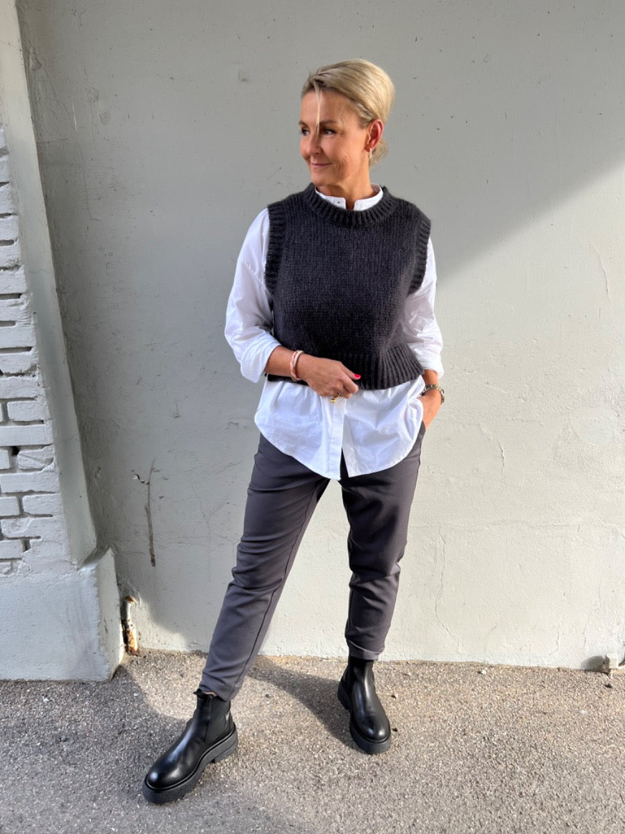 Lisa slim pant - Magnet