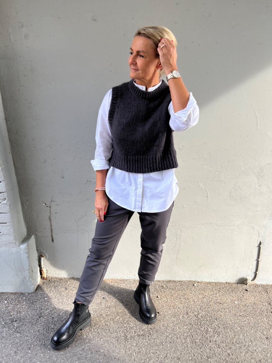 Lisa slim pant - Magnet