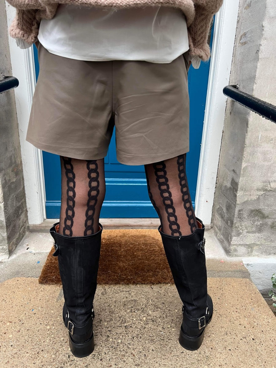 Decoy tights med kedjor 40den