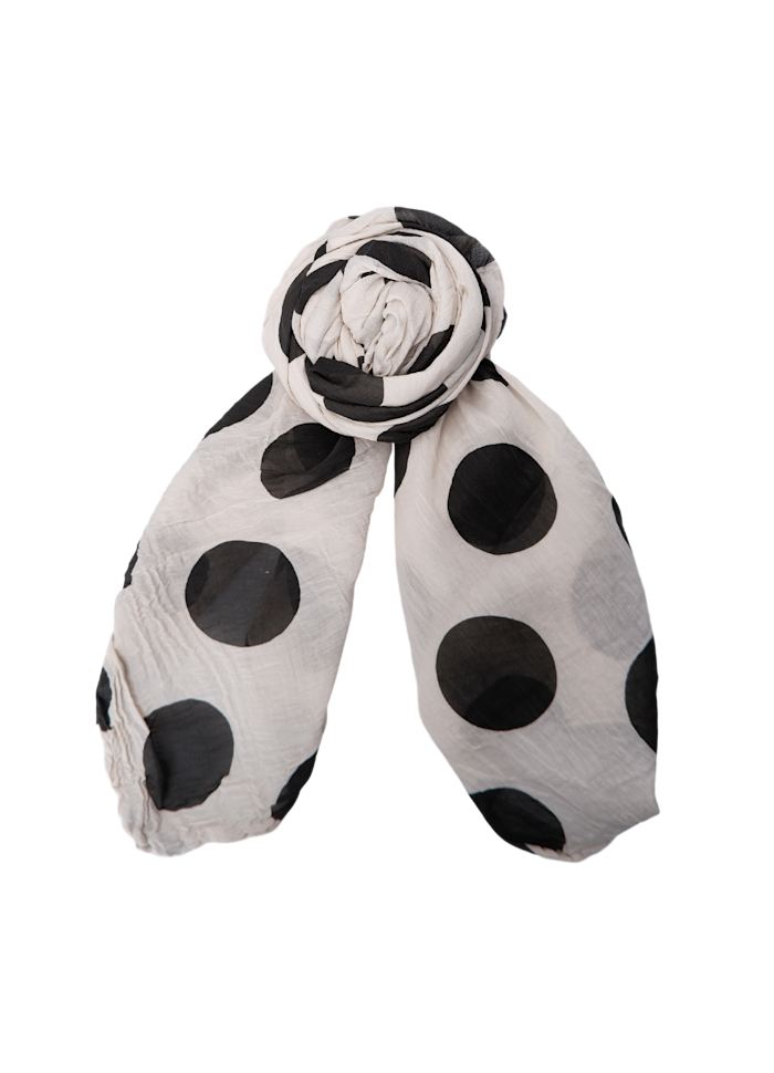 Vera dot scarf benvit