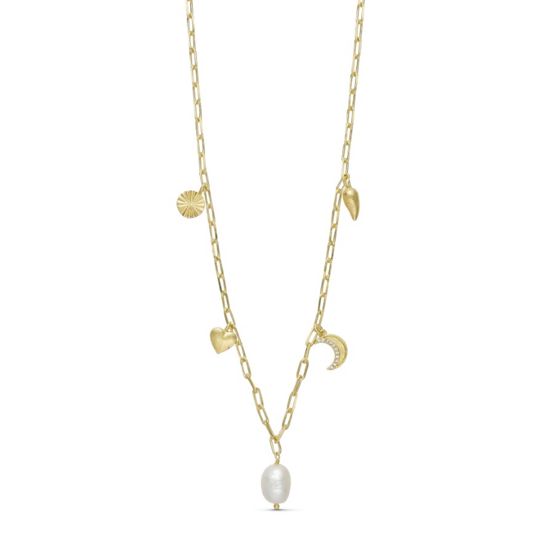 Luna Halsband - Guld