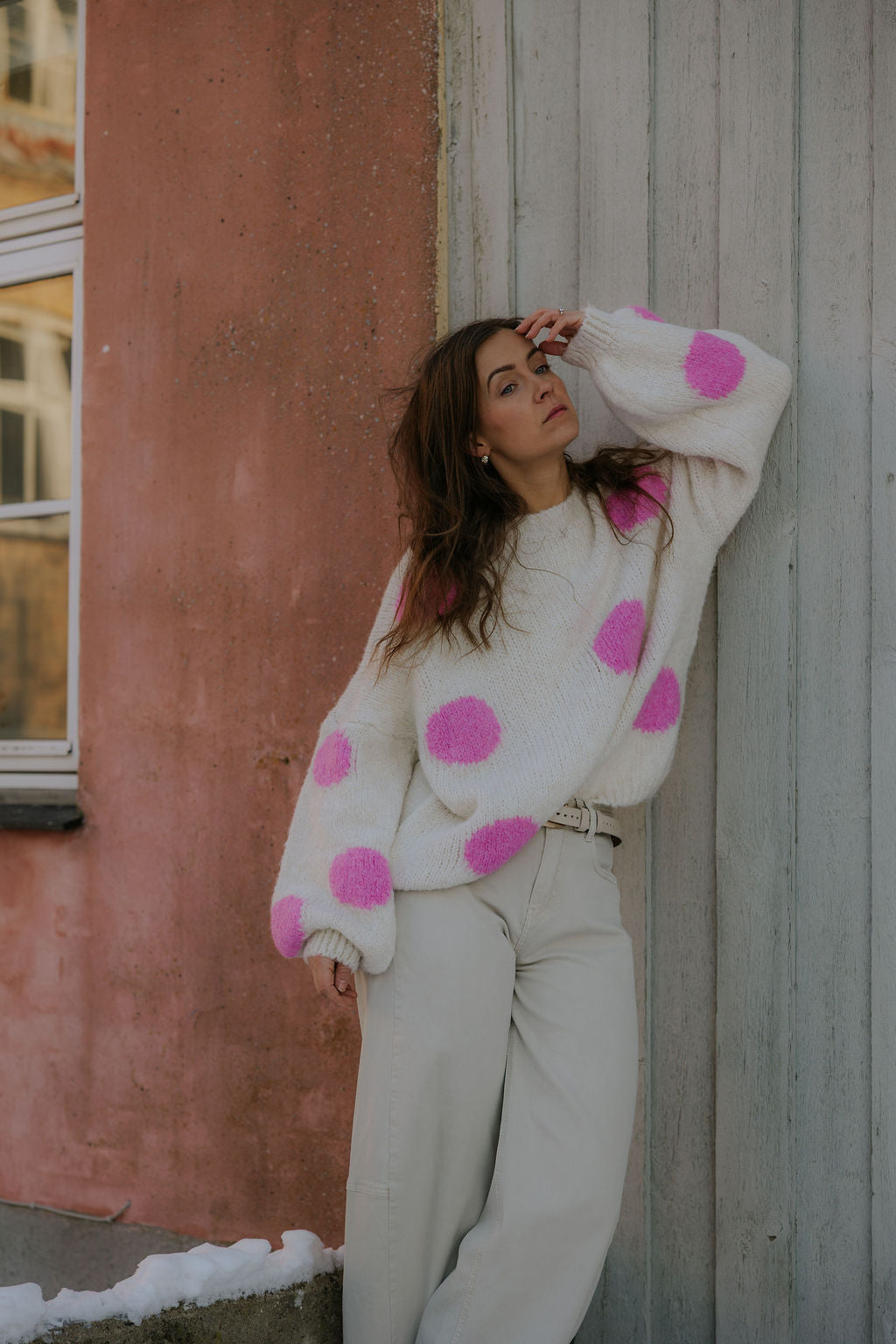 Camilia Pullover - Rosa prickar