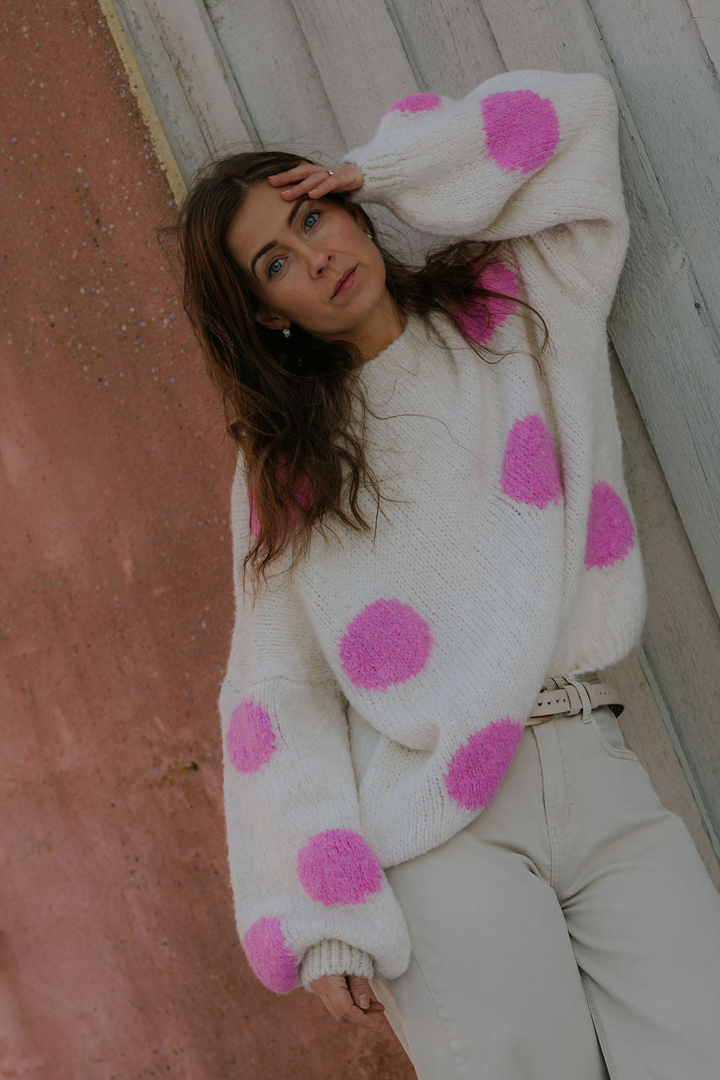 Camilia Pullover - Rosa prickar
