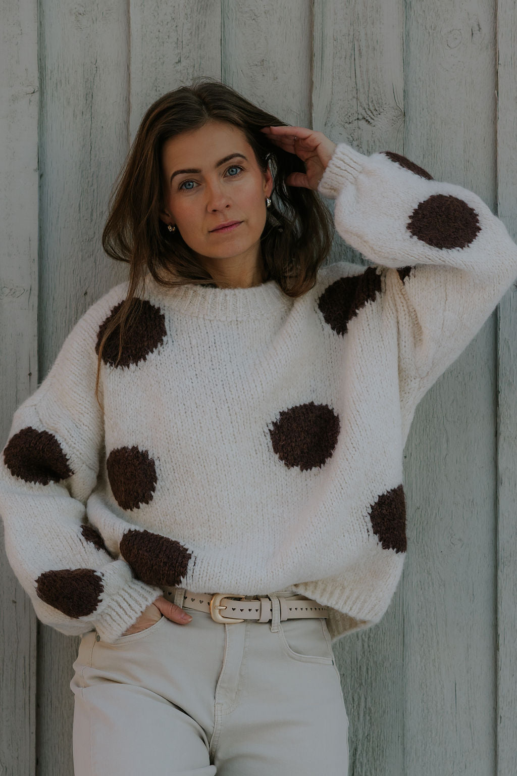 Camilia Pullover - Bruna prickar