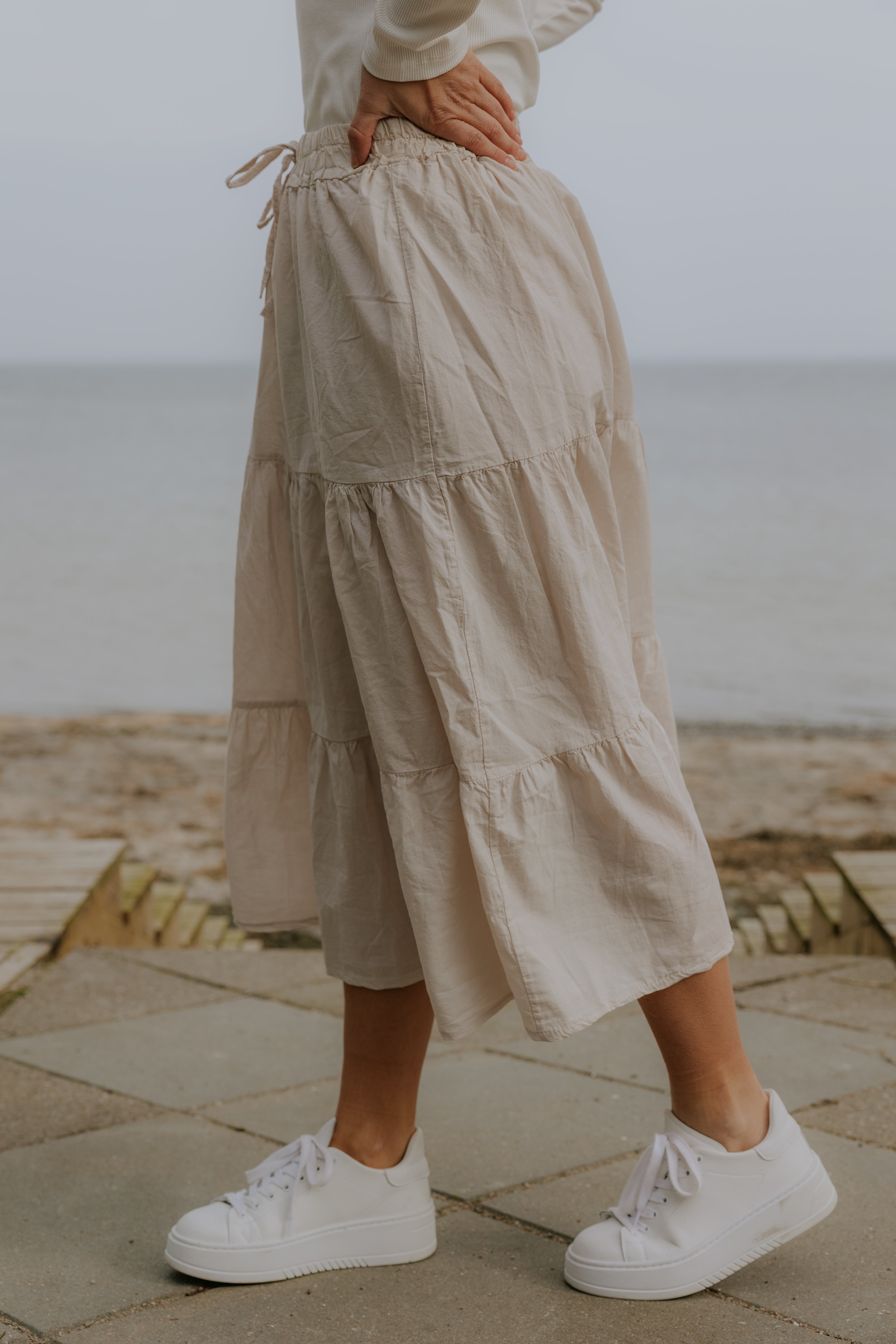 Summer Vibe Skirt - Beige