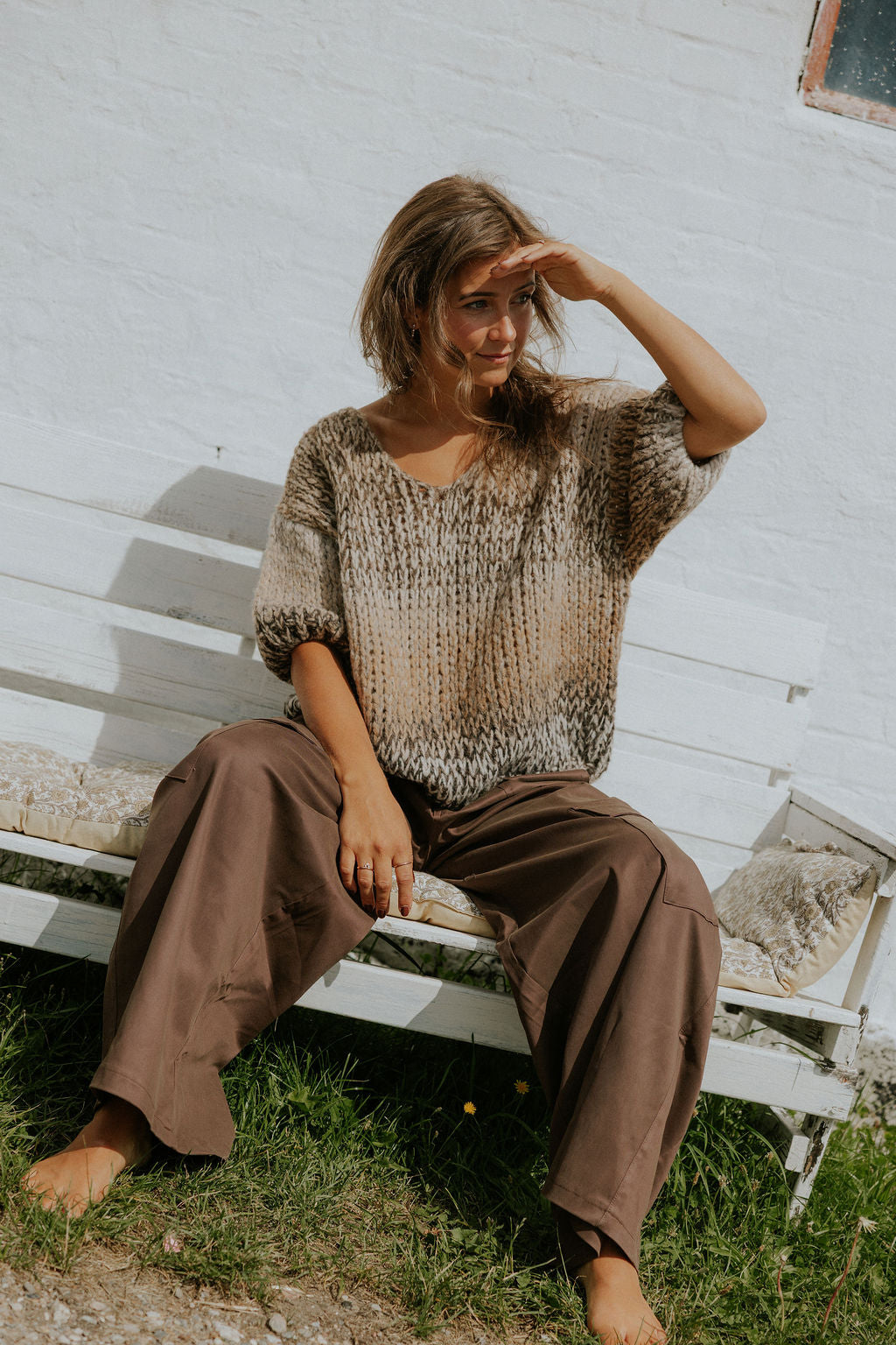 PREORDER-Grace Pullover - Brown