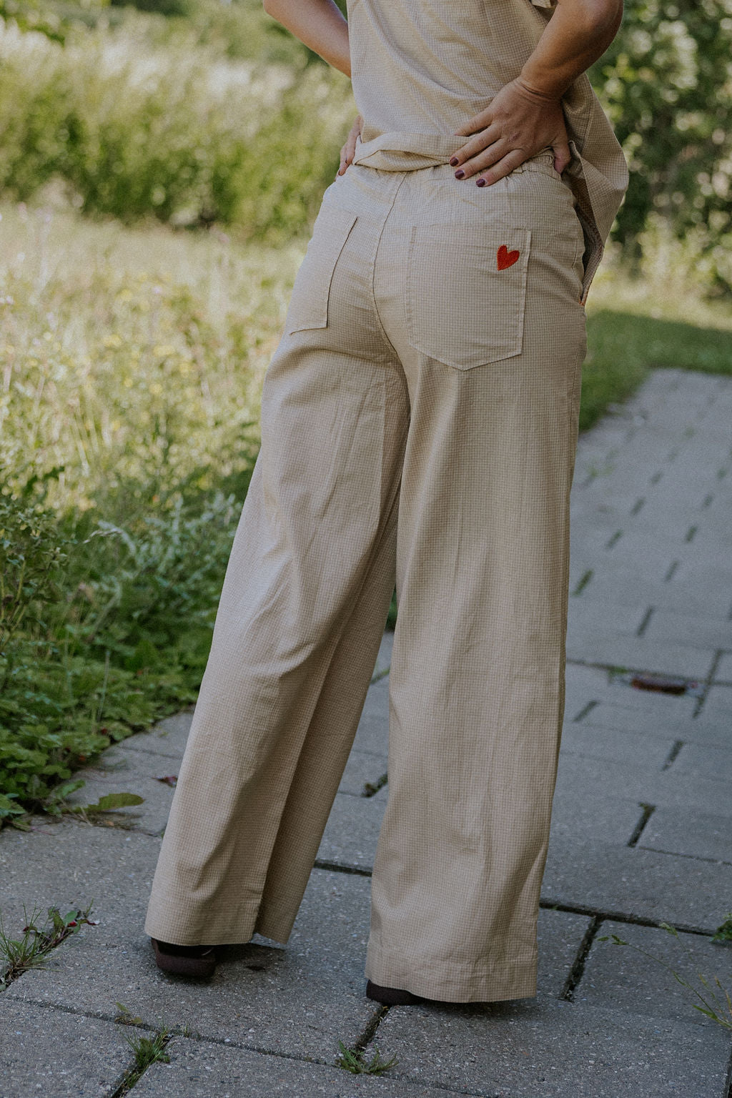 Lotte Byxor - Beige/Brun