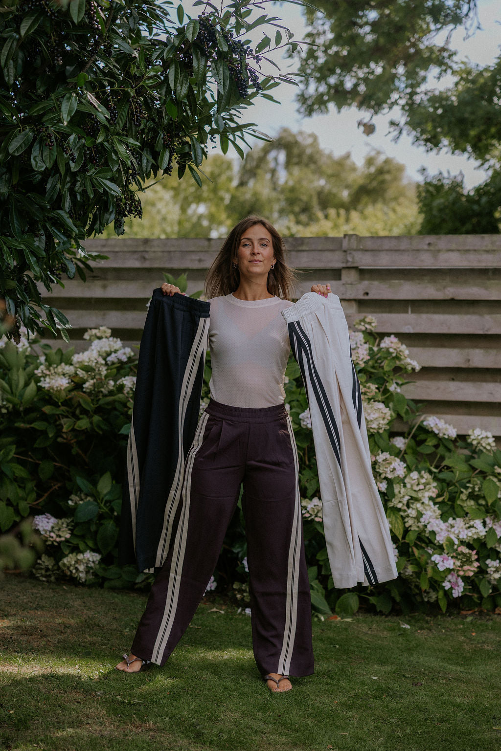 AliniCC Double Panel Pant - Dark Brown