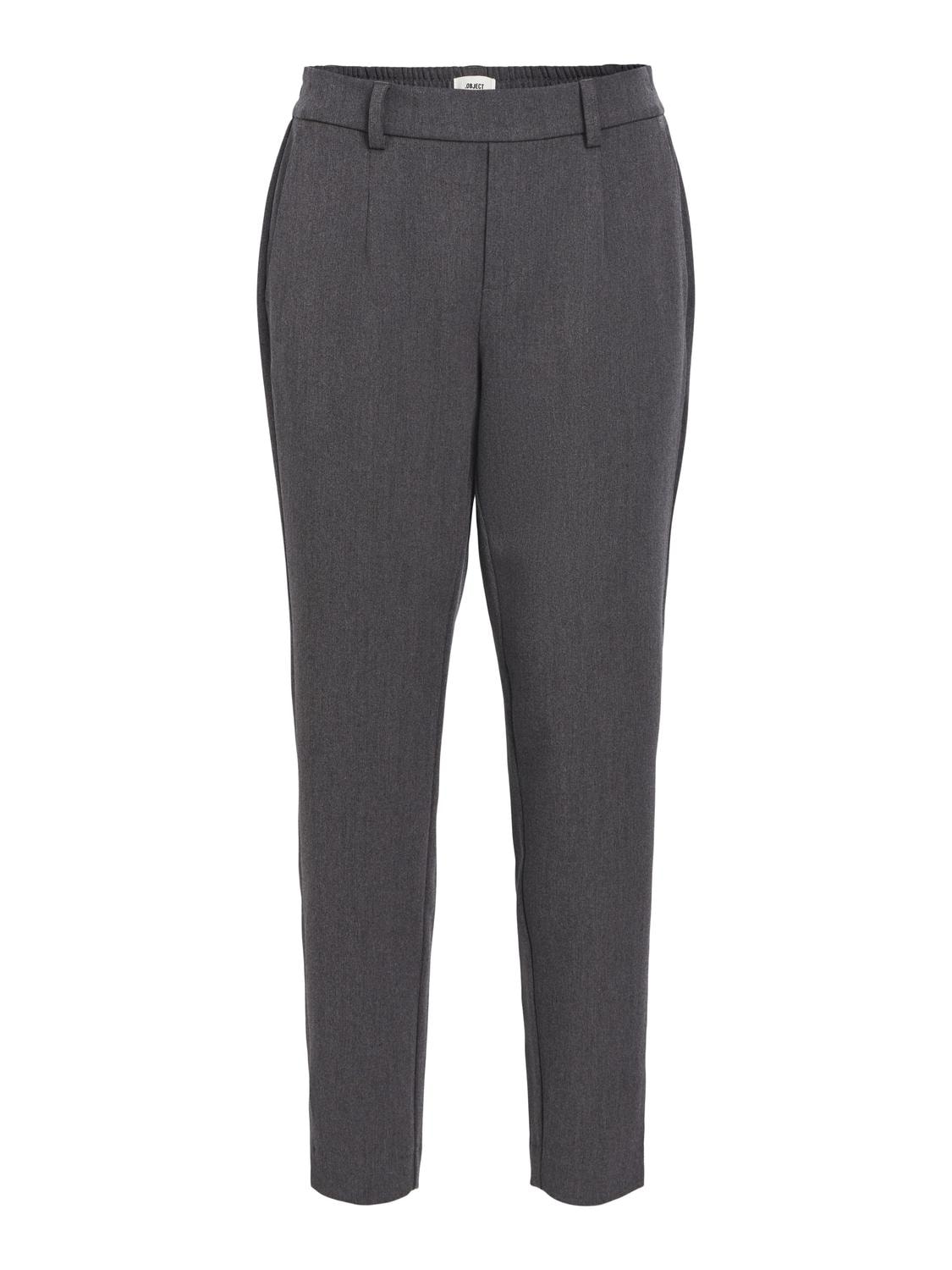Lisa slim pant MEDIUM grey melange