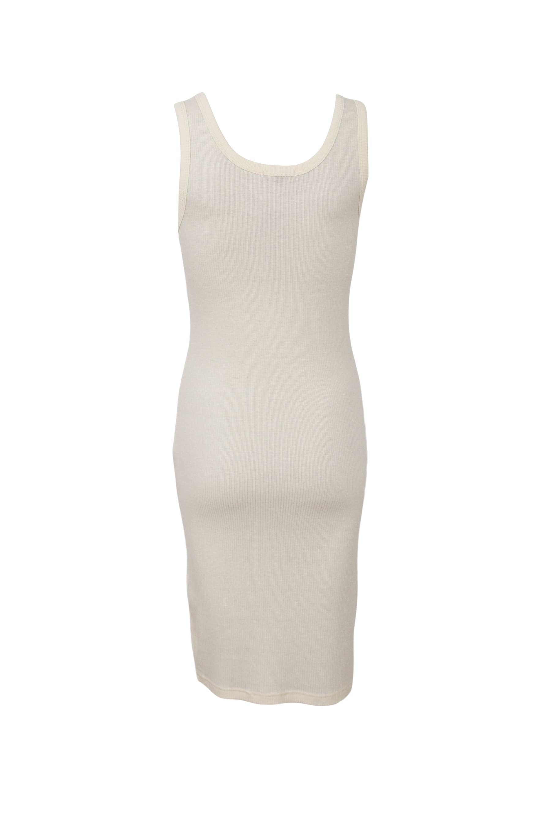 Teslipklänning benvit