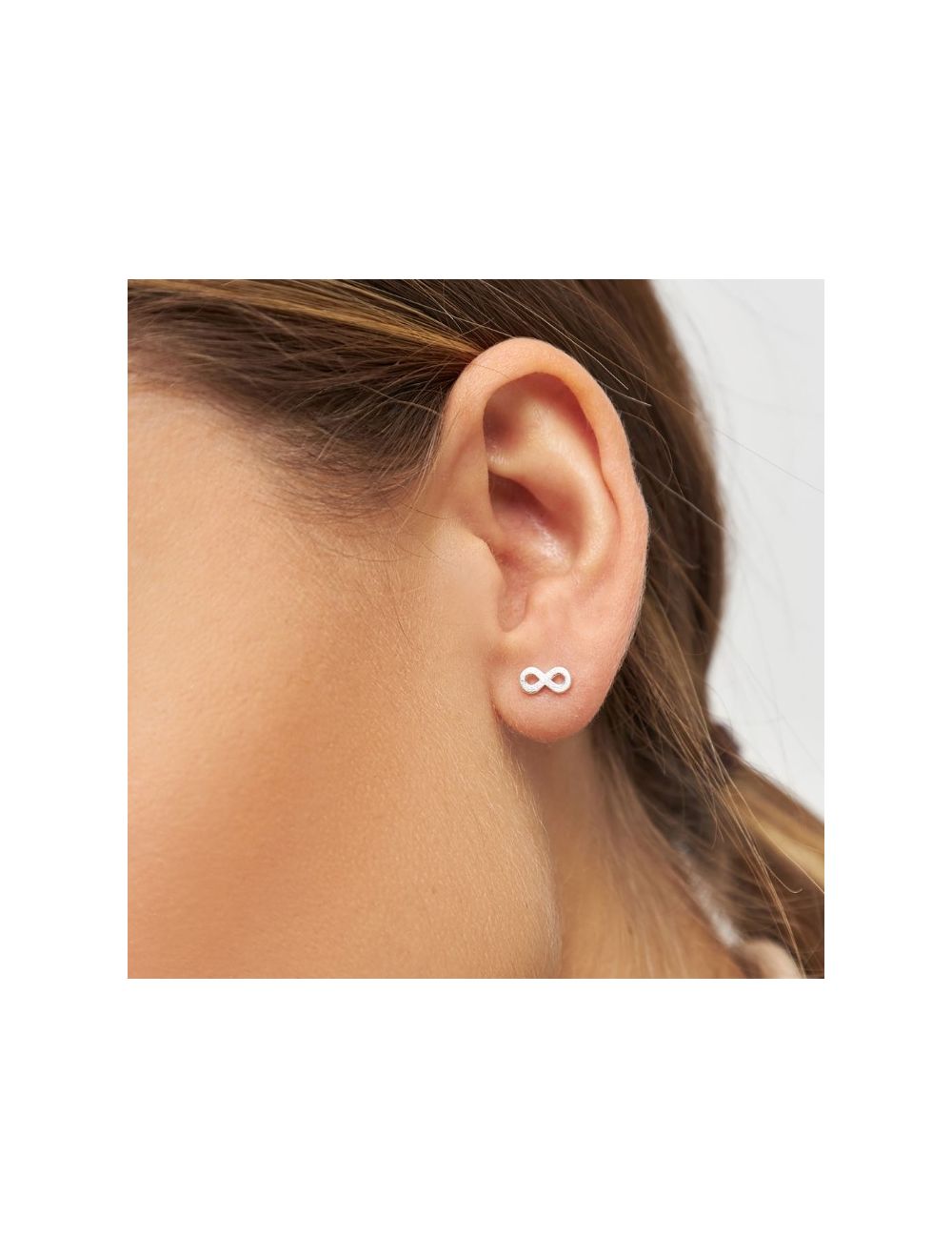 Infinity örhänge silver
