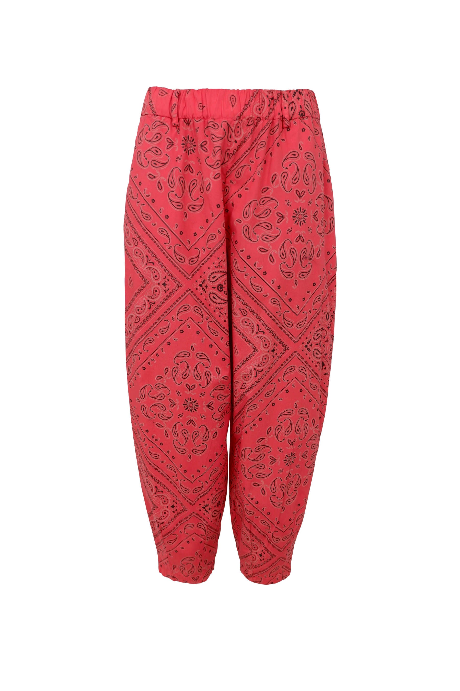ABBIE Barrel Pant - Red Paisley